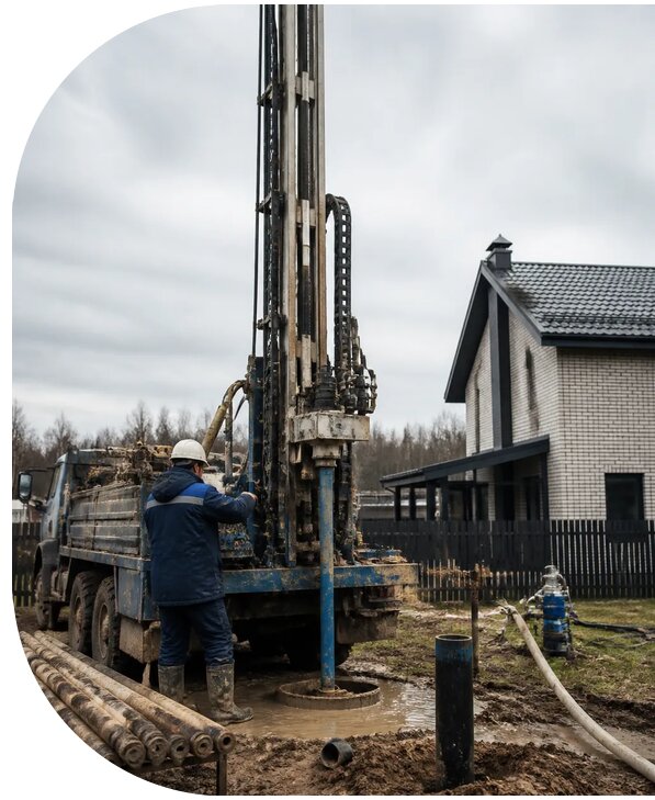Бурение скважин на воду под ключ в Красногорске от 121932 р. | АПаруса-Крр