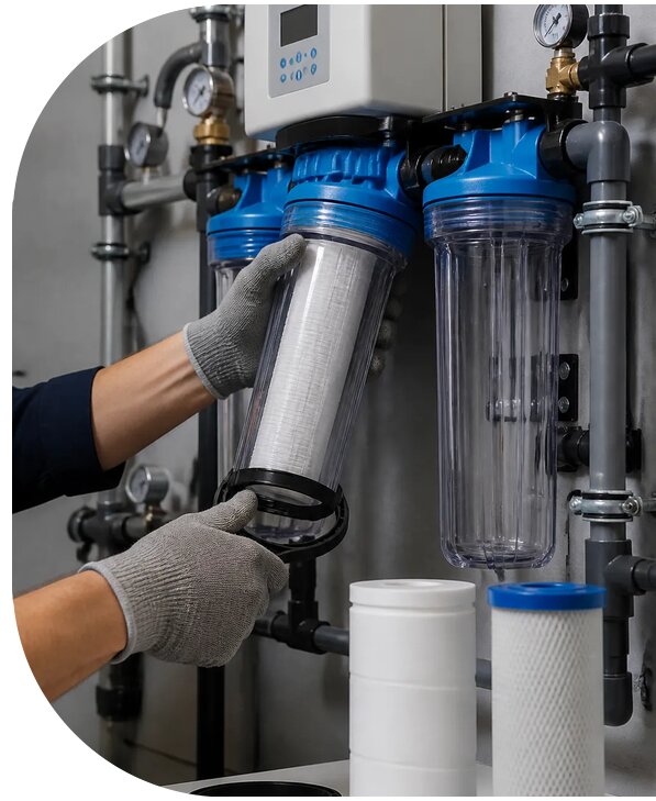 Ремонт системы водоочистки в Красногорске от 5081 р. | АПаруса-Крр